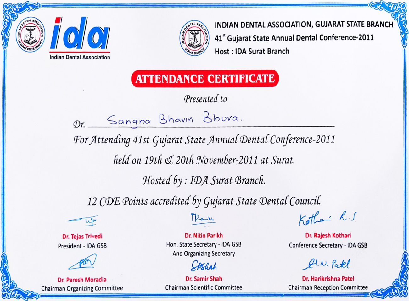 Certificate 16