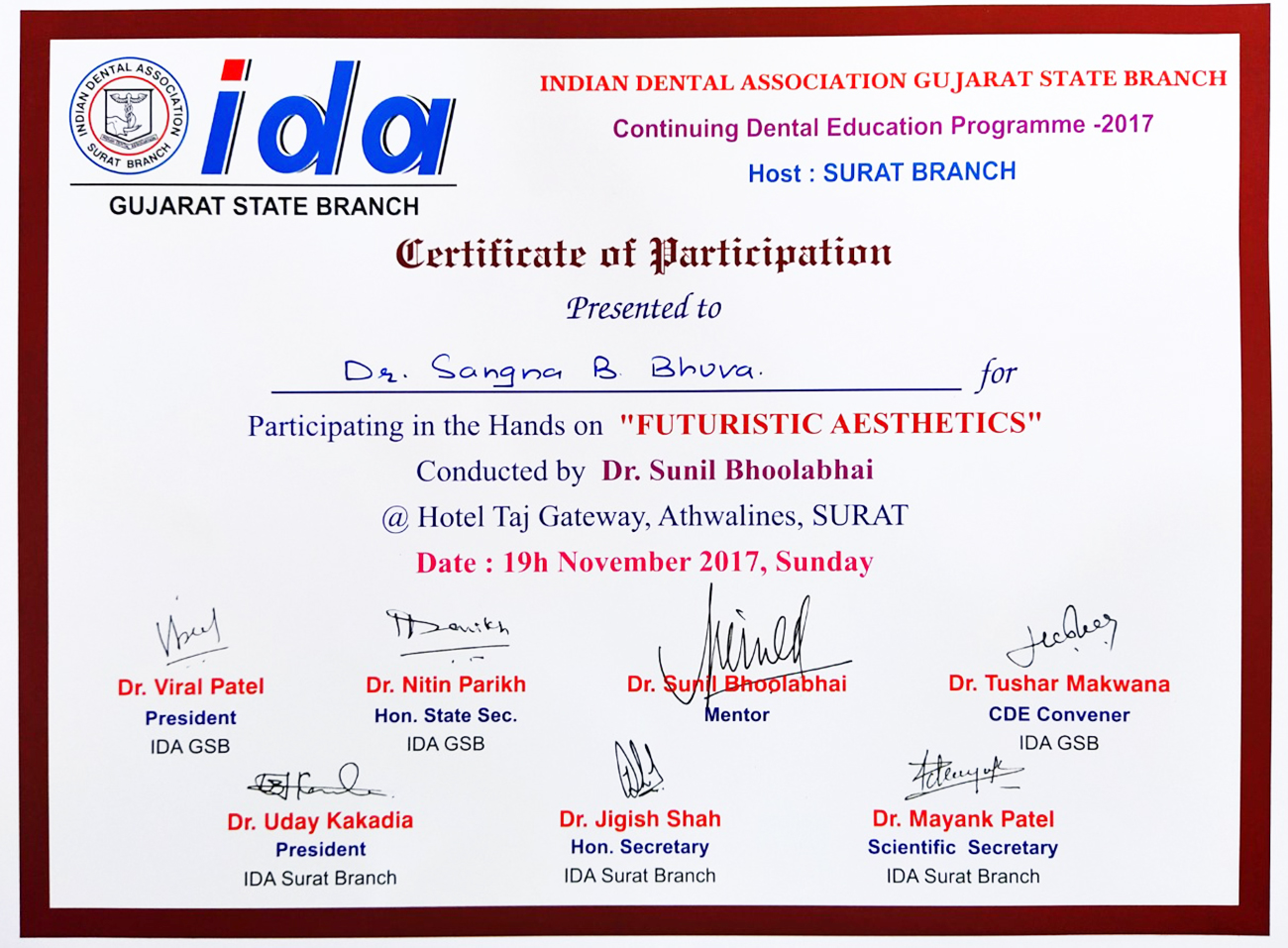 Certificate 5