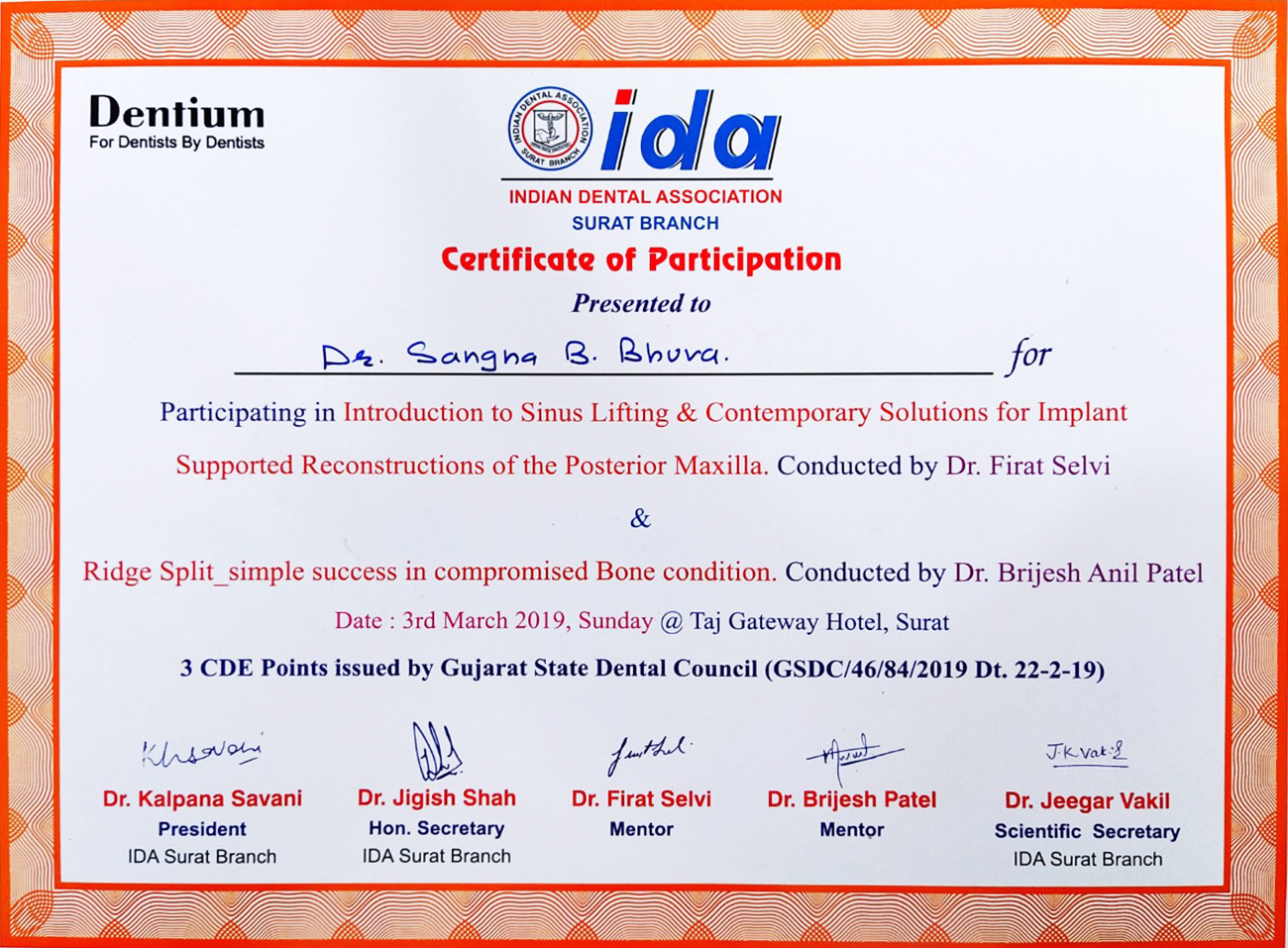 Certificate 8